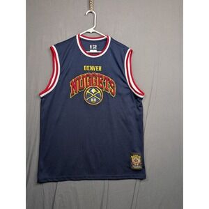 NBA Denver Nuggets Men's Jersey Navy Blue Size X Large